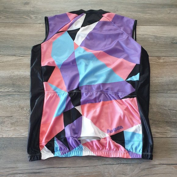 Aogda Cycling Jersey Sleeveless Shirt Womans 3XL Bicycle Racing Tour Spinning - Picture 5 of 6